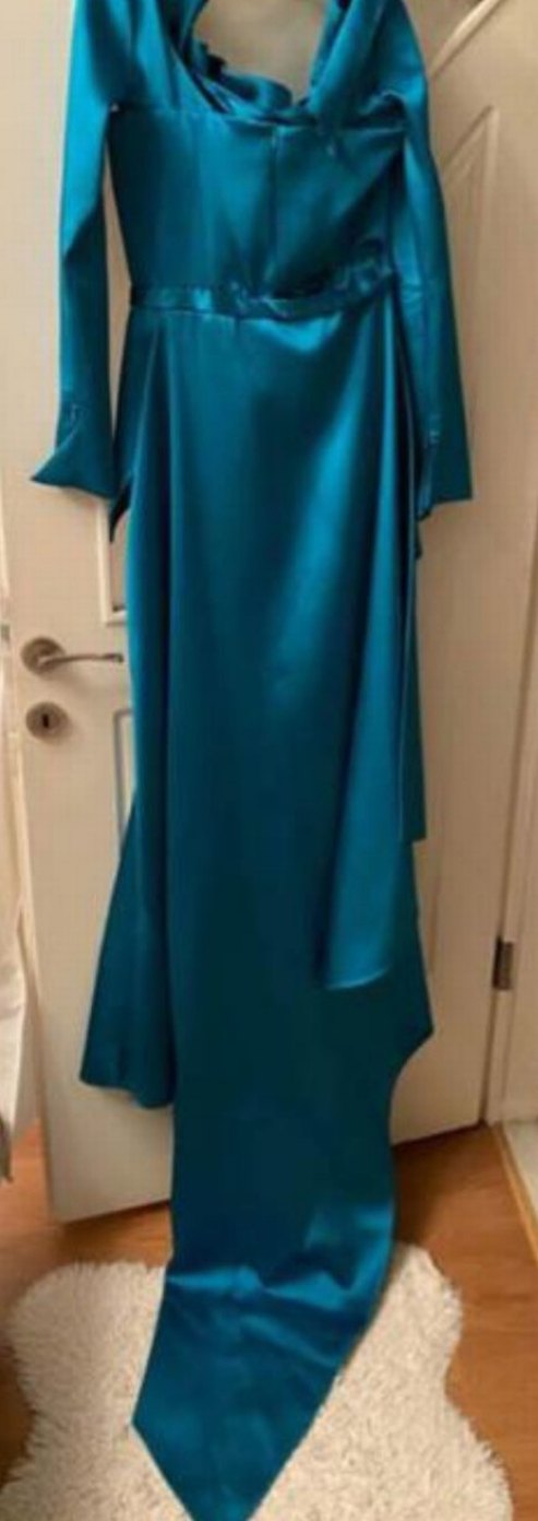 Yeşil gece elbisesi #sagazamadrid - Görsel 5