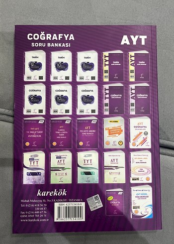 Karekök AYT Coğrafya Soru Bankası - Görsel 2