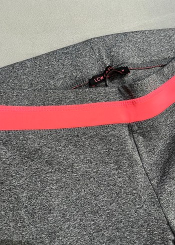 Gri Elastik Bel Kadın Spor Tayt - Görsel 3