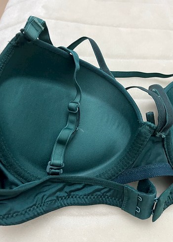 Koyu Yeşil push up Sütyen - Görsel 4