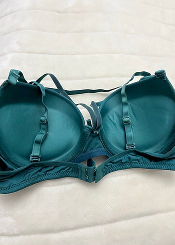 Koyu Yeşil push up Sütyen - Görsel 3