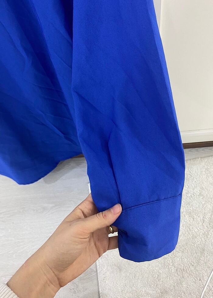 Lacivert gömlek - Görsel 3