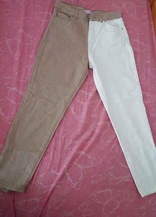 İki Renkli Pantolon 