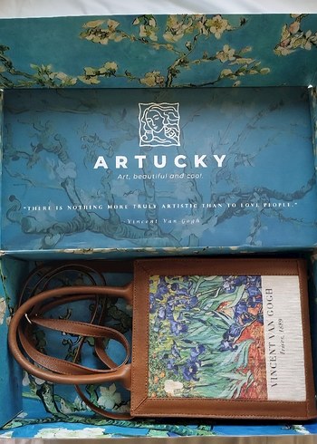 Artucky Van Gogh Irises Tasarım Çanta
