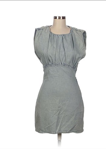 Zara elbise Kolsuz Midi Denim
