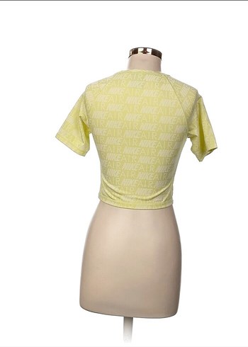 s Beden sarı Renk Nike Air Sarı Kısa Kollu Crop Tişört