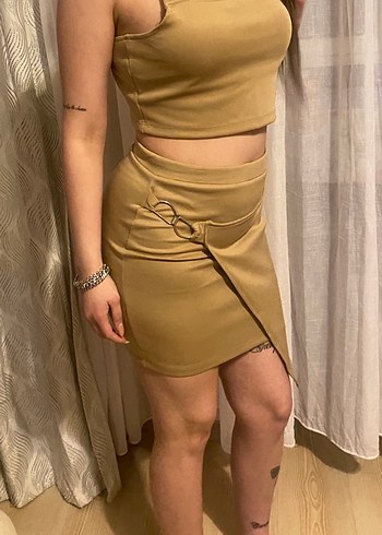 Bej Renkli Kadın Üçlü Takım - Görsel 2