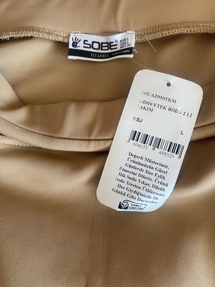 Bej Renkli Kadın Üçlü Takım - Görsel 4