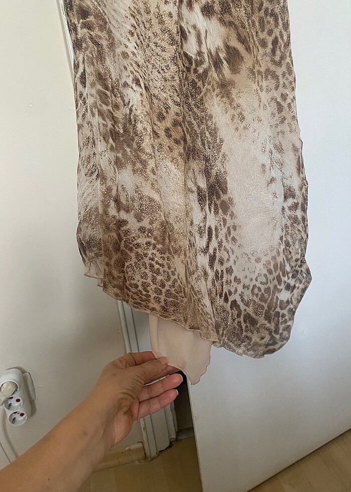 Leopar elbise - Görsel 5