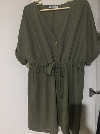 Pull&Bear Haki Elbise