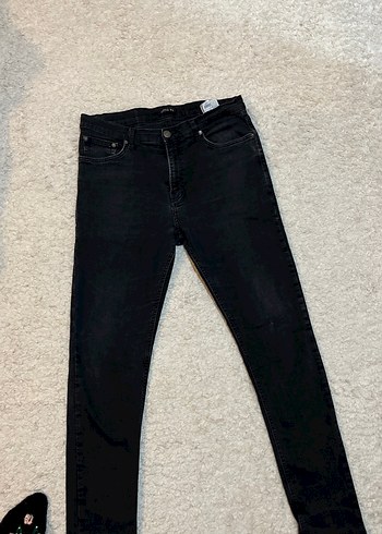 Gri Erkek Denim Jean - Görsel 3