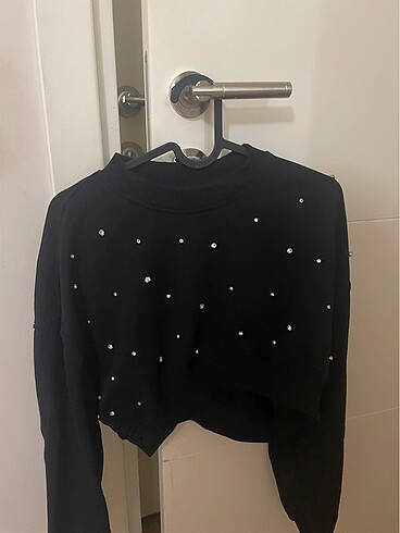 taşlı sweatshirt