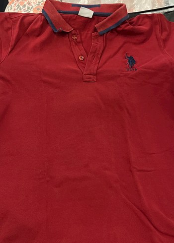 Koyu Kırmızı Düğmeli Erkek Polo Tişört