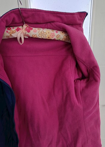 Rodi Mood Fermuarlı Lacivert pembe çift taraflı Mont