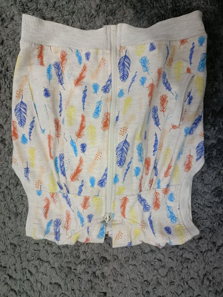 Kız Çocuk Kapüşonlu Fermuarlı Yelek - Görsel 4