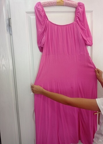 LC Waikiki Pembe elbise