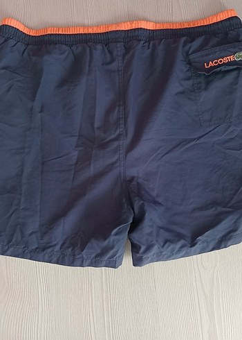 Erkek Mavi Mini Belden Bağlamalı Şort - Görsel 2