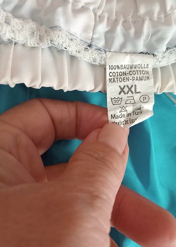 Erkek Turkuaz Mini Şort Mayo - Görsel 3