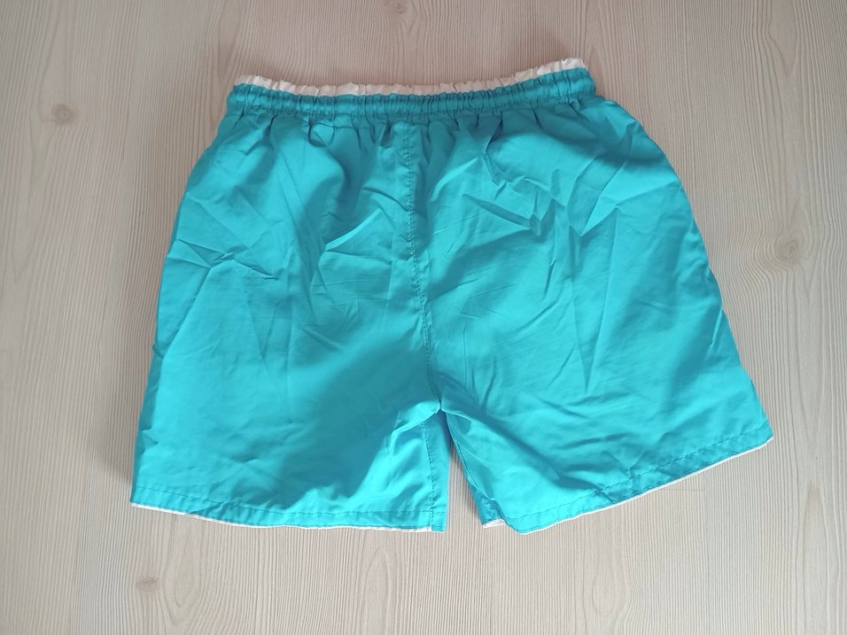 Erkek Turkuaz Mini Şort Mayo - Görsel 2