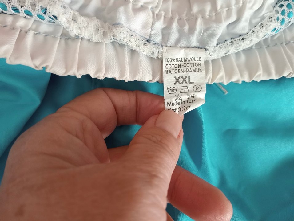 Erkek Turkuaz Mini Şort Mayo - Görsel 3