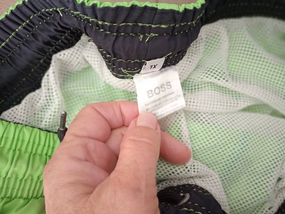 BOSS Yeşil Mini Erkek Mayo Şortu - Görsel 3