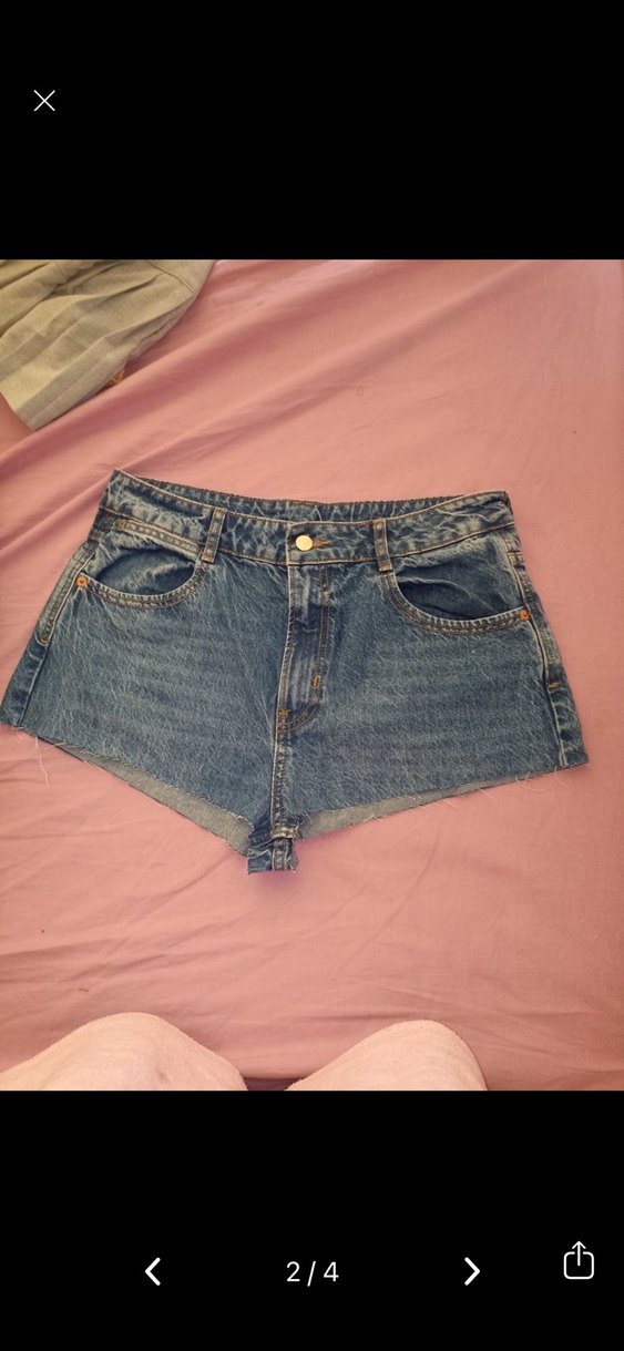 mini kot şort - Görsel 2