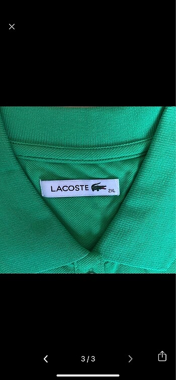 xxl Beden Lacoste Elbise