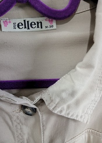 Bej Kuşaklı Kadın Ceket - Görsel 2