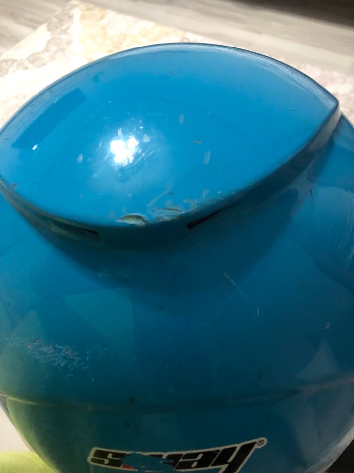 Mavi  Motosiklet Kaskı - Görsel 4