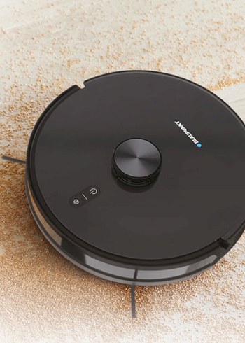 Siyah Akıllı Robot Süpürge - Görsel 2