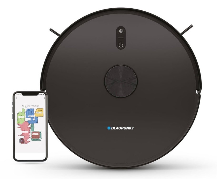 Siyah Akıllı Robot Süpürge - Görsel 3