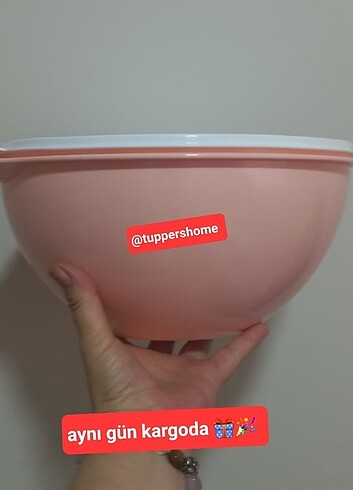 Tupperware 4.5 litre saklama, hazırlama kabı 