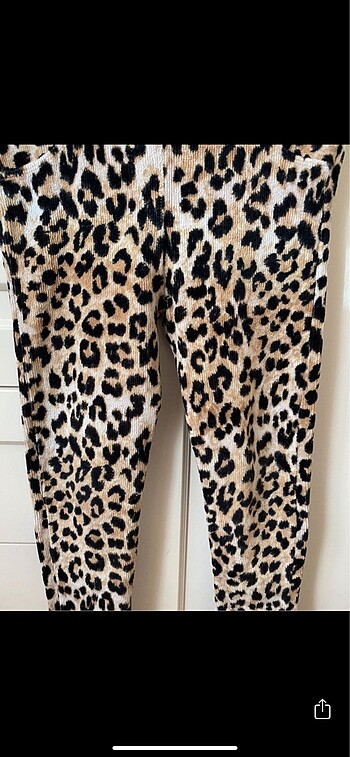 LC Waikiki LCWaikiki leopar desenli tayt
