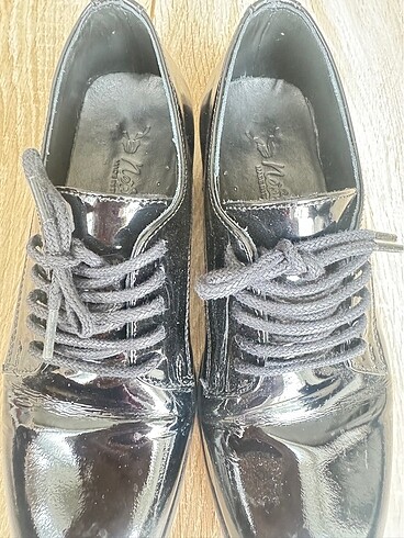 Nebbati 0 deri siyah rugan ayakkabı - Görsel 7