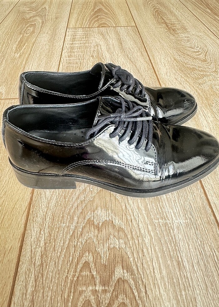 Nebbati 0 deri siyah rugan ayakkabı - Görsel 3