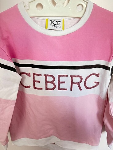 4 Yaş Beden Iceberg pembe renk 4-5 yaş sweat