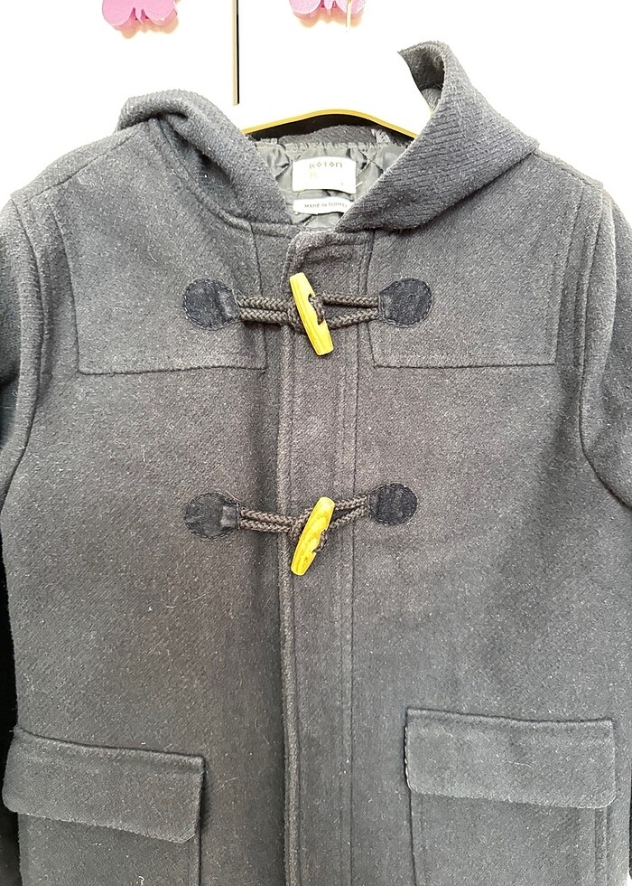 Koton lacivert 9-10 yaş kaban - Görsel 3