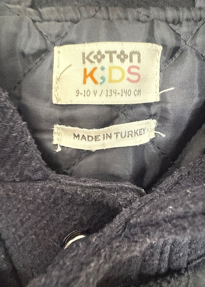 Koton lacivert 9-10 yaş kaban - Görsel 4