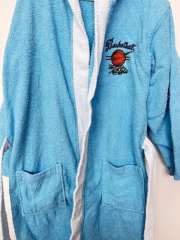 10/12 yaş Casilda Home Erkek çocuk kapüşonlu bornoz - Görsel 2