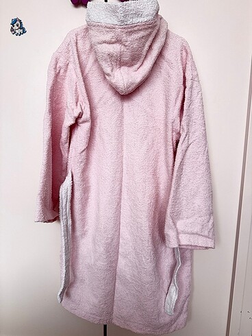 10/12 yaş Casilda Home pembe renk bornoz - Görsel 4