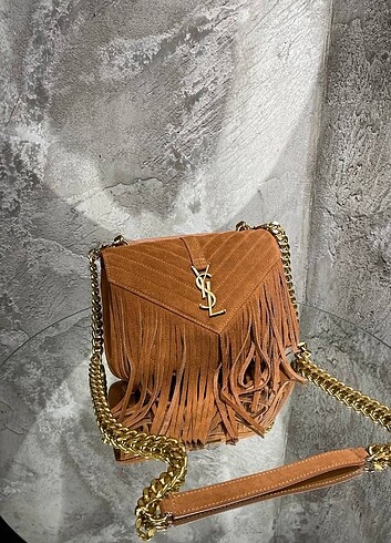  Beden kahverengi Renk Yves Saint Laurent Kadın Çanta 