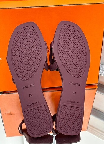 40 Beden bordo Renk Hermes Kadın terlik