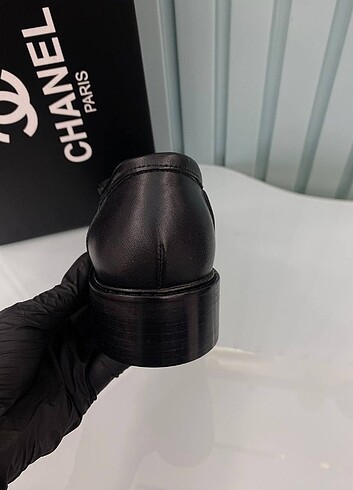 39 Beden siyah Renk Chanel kapitone loafer 
