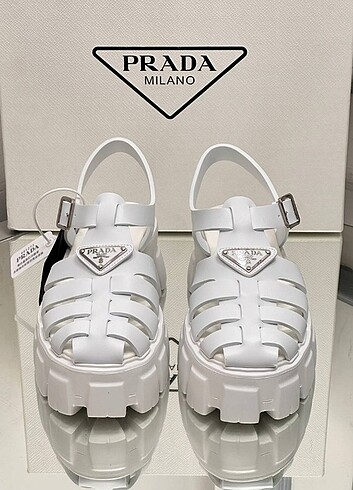 Prada Prada Rubber Sandal Sandalet
