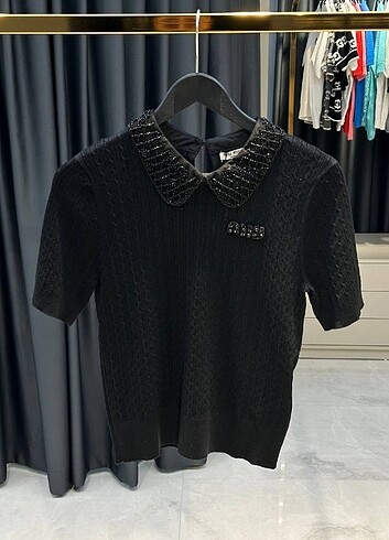 Miu Miu polo yaka t-shirt kadın 