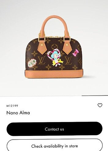 LOUIS VUITTON Nano Alma 