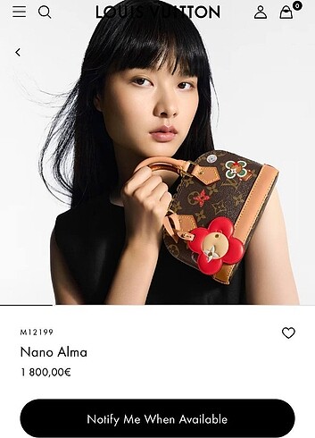 Beden LOUIS VUITTON Nano Alma