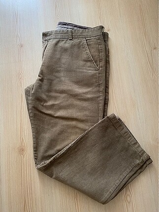 ERKEK HAKİ KADİFE PANTOLON