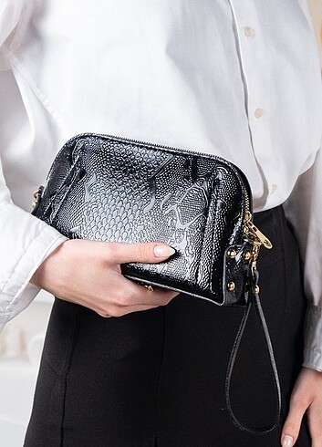 Beden siyah Renk KADIN CLUTCH PORTFÖY ÇANTASI