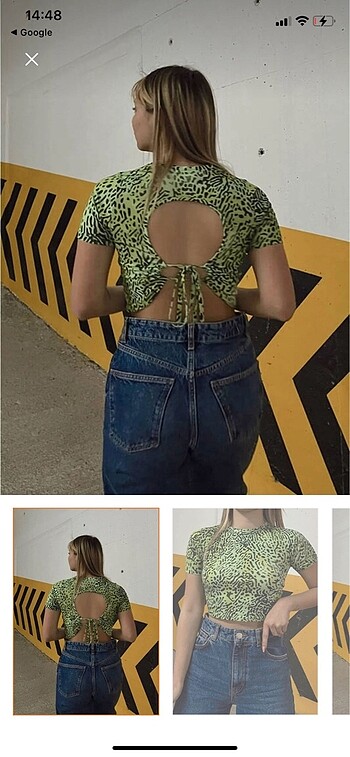 Zeckha sırtı açık crop